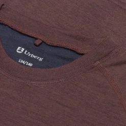 Urberg Merino-Bamboo Base Layer Set Jr Huckleberry/Blue Nights