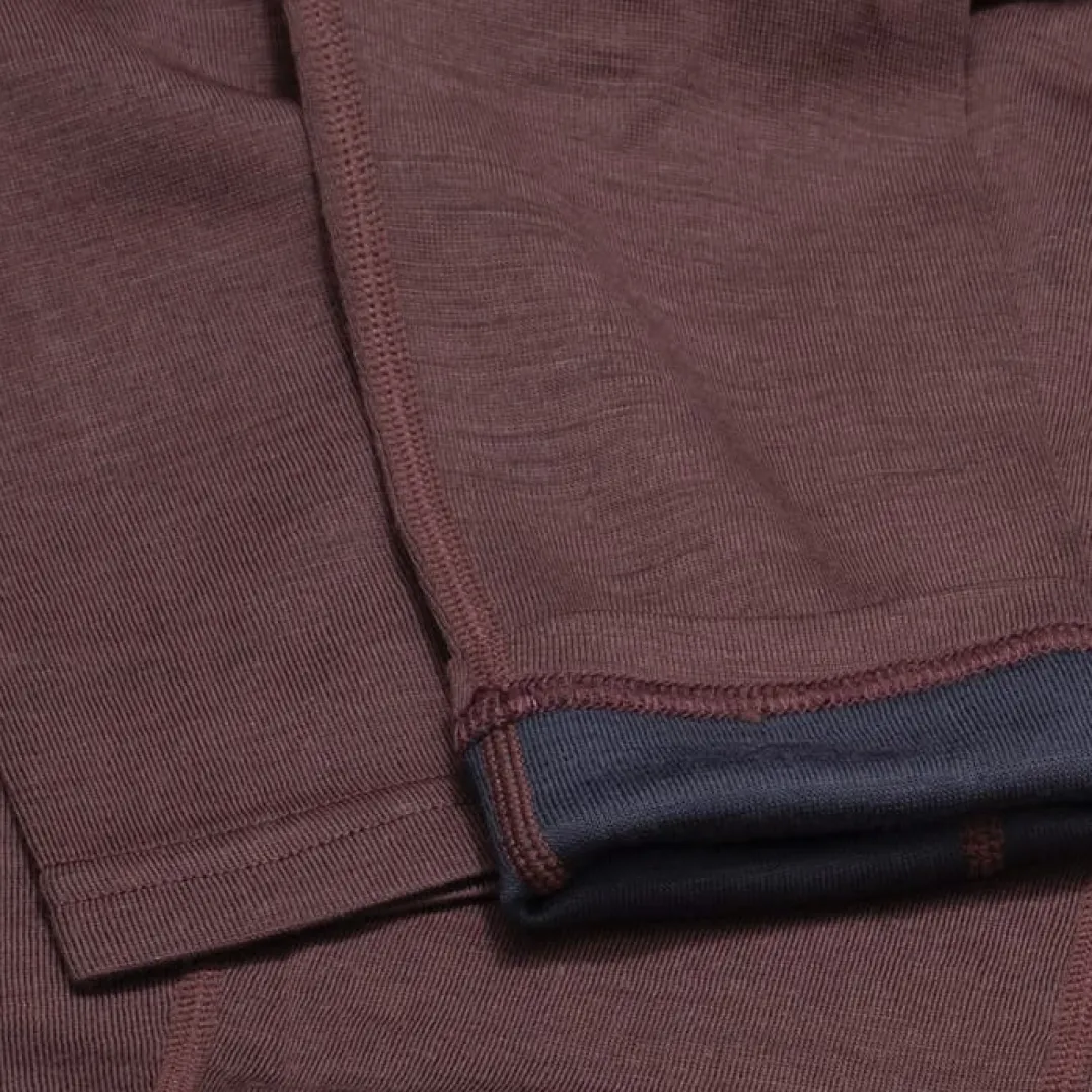 Urberg Merino-Bamboo Base Layer Set Jr Huckleberry/Blue Nights