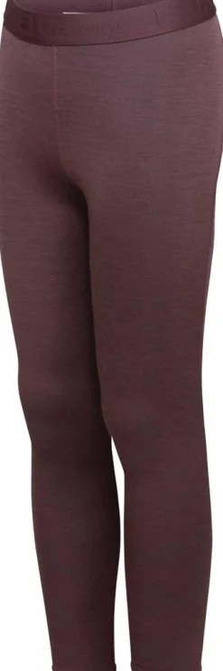 Urberg Merino-Bamboo Base Layer Set Jr Huckleberry/Blue Nights