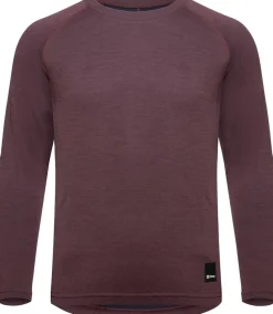 Urberg Merino-Bamboo Base Layer Set Jr Huckleberry/Blue Nights