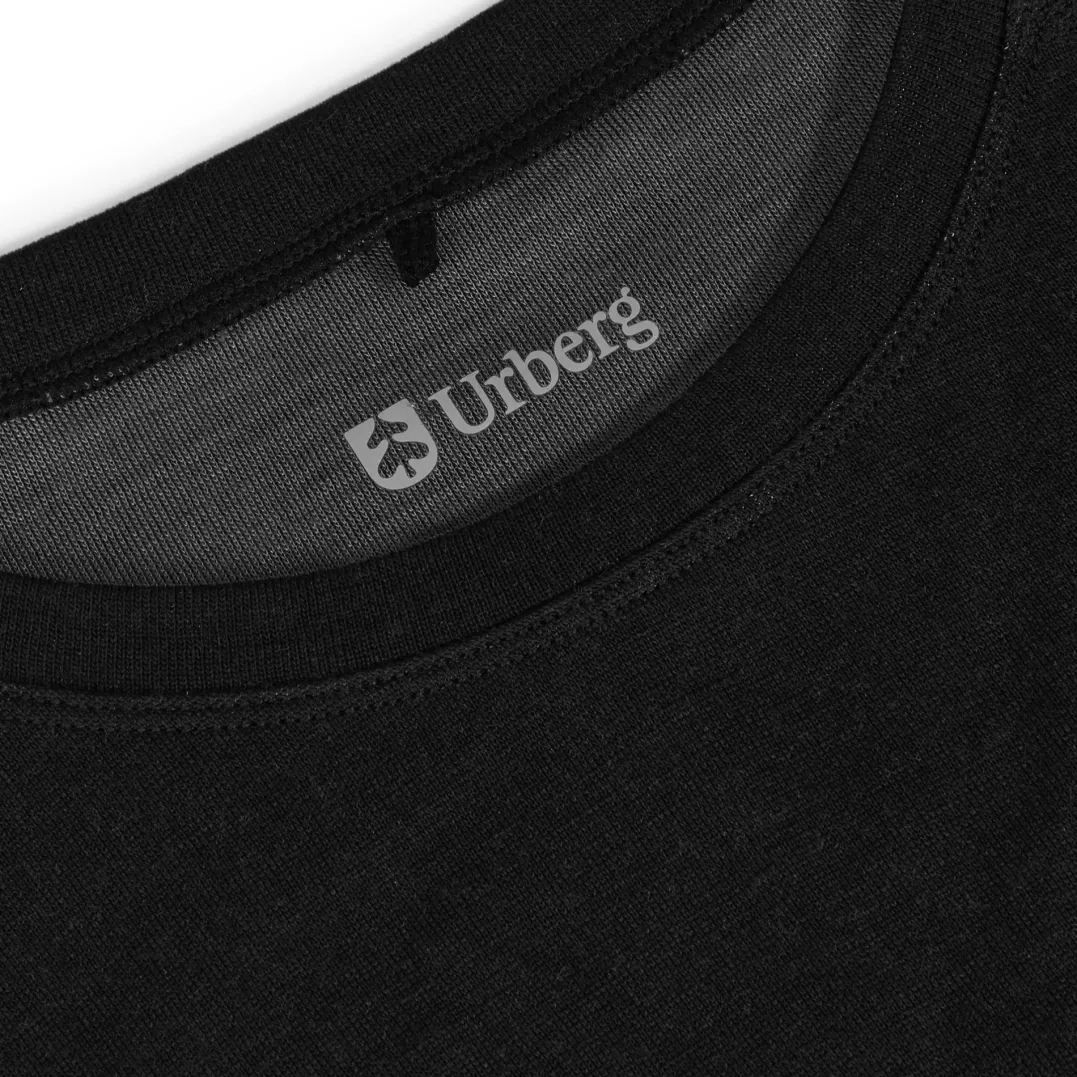 Urberg Merino-Bamboo Base Layer Top Men Black Beauty