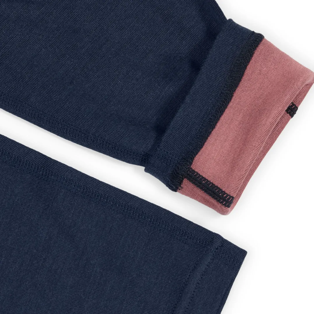 Urberg Merino-Bamboo Base Layer Pant Wmn Blue/Pink
