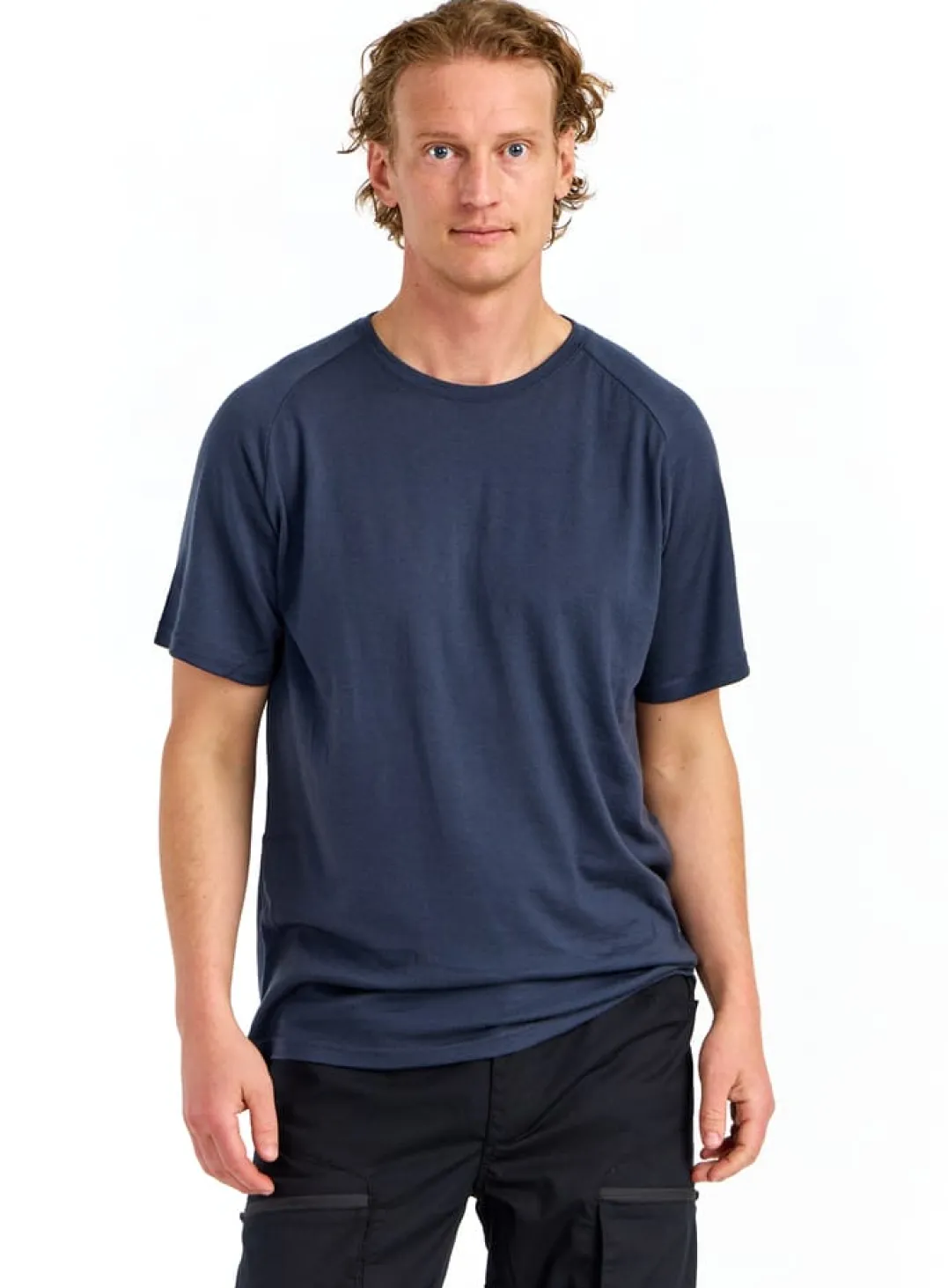 Urberg Merino Tee Men Blue Stone