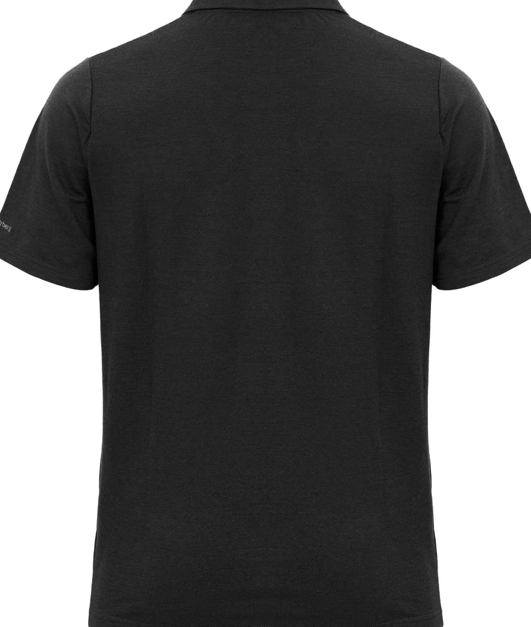 Urberg Merino Wool Polo Tee Men Black Beauty