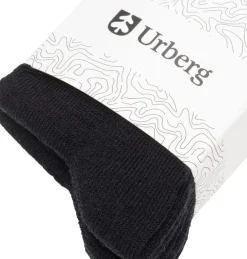 Urberg Merino Wool Ribb Sock 2p Jr Black Beauty