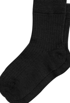 Urberg Merino Wool Ribb Sock 2p Jr Black Beauty