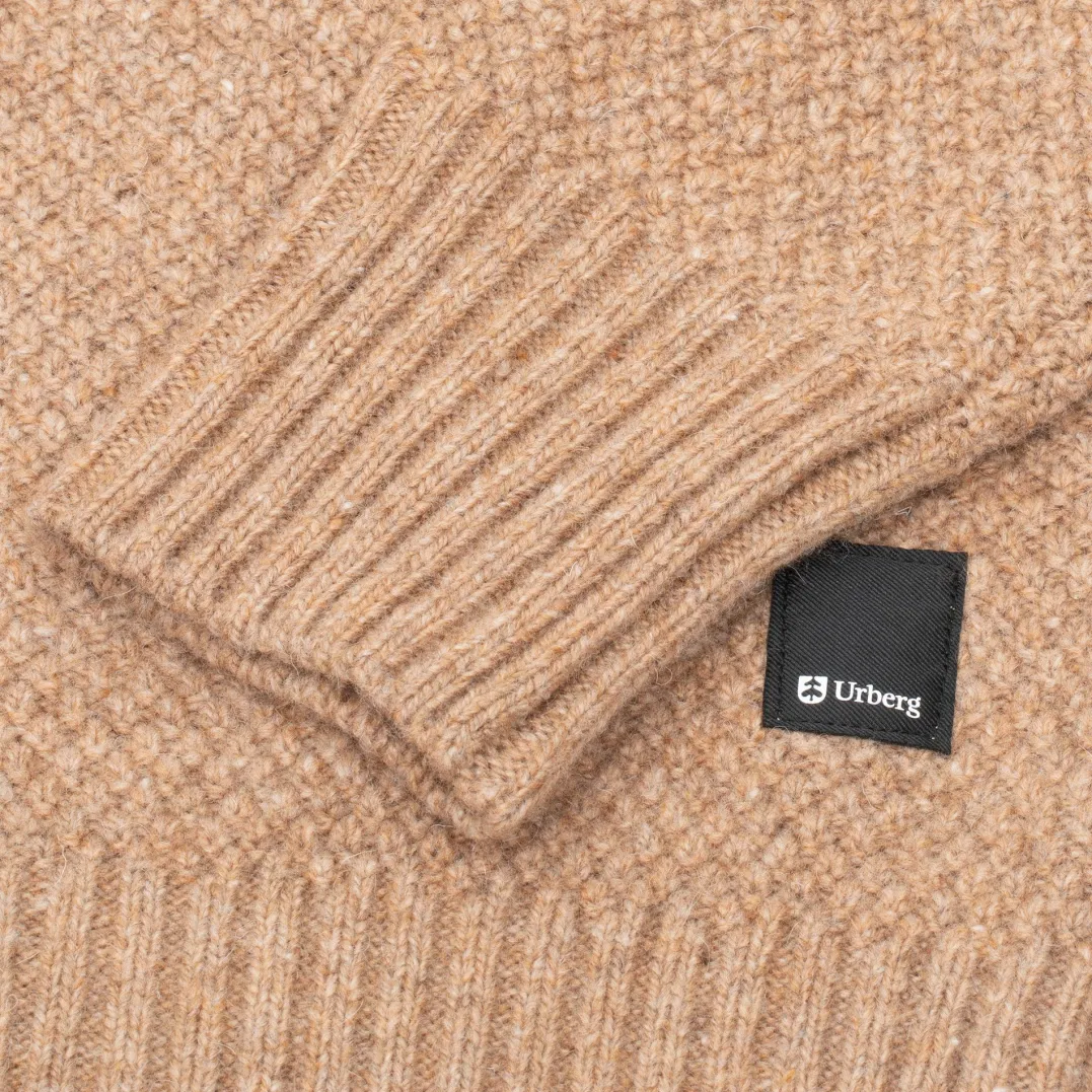 Urberg Moss Knit Sweater Men Beige