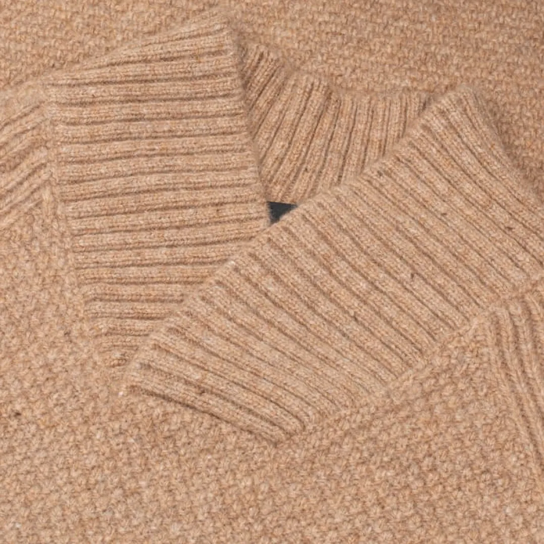 Urberg Moss Knit Sweater Men Beige