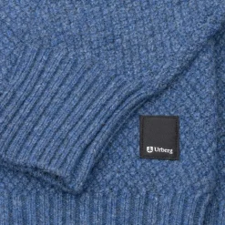Urberg Moss Knit Sweater Men Blue Melange