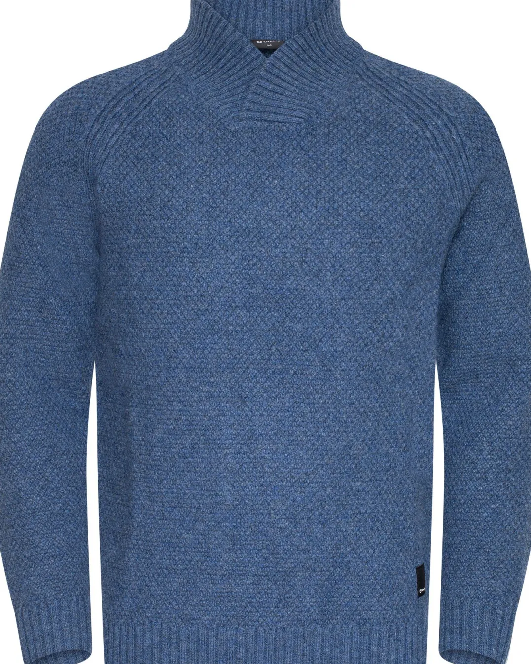 Urberg Moss Knit Sweater Men Blue Melange