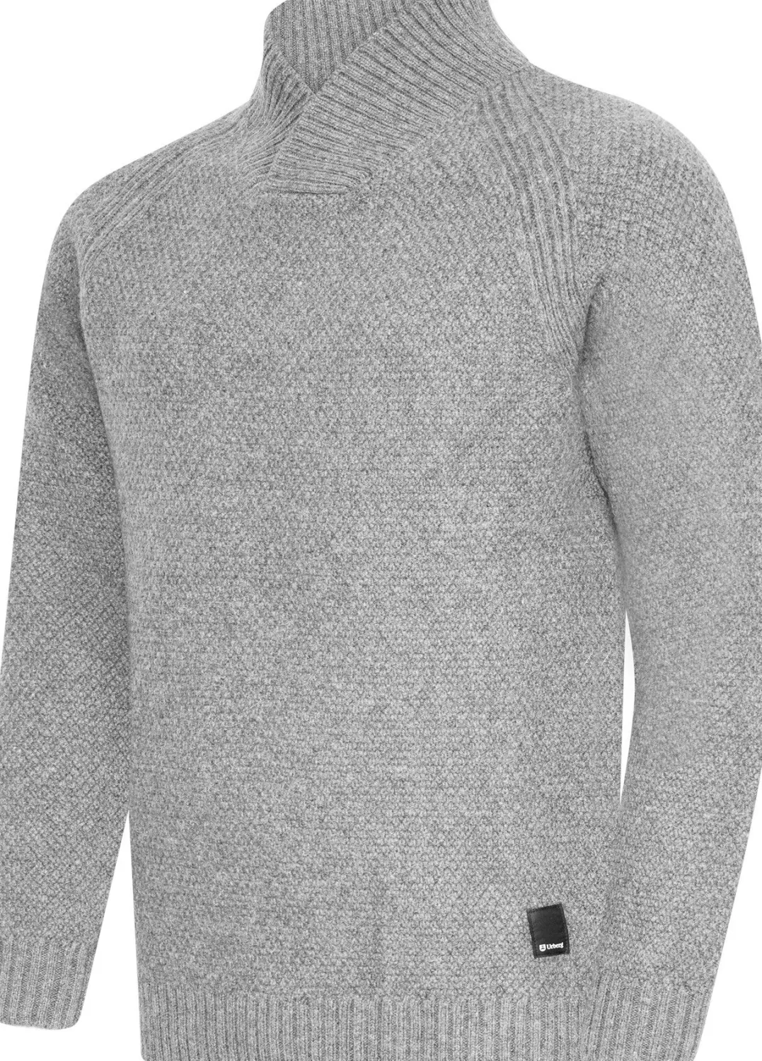 Urberg Moss Knit Sweater Men Lt. Greymelange