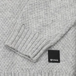Urberg Moss Knit Sweater Men Lt. Greymelange