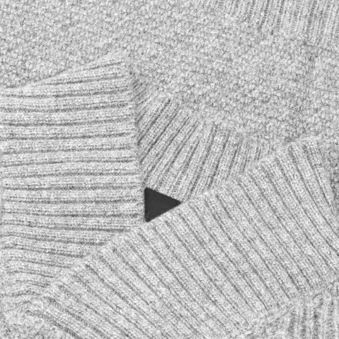 Urberg Moss Knit Sweater Men Lt. Greymelange