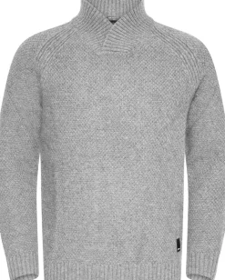 Urberg Moss Knit Sweater Men Lt. Greymelange