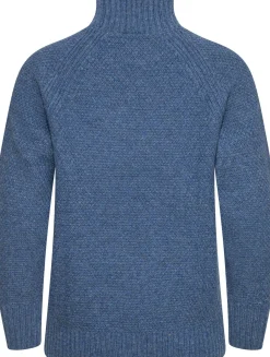 Urberg Moss Knit Sweater Wmn Blue Melange