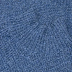 Urberg Moss Knit Sweater Wmn Blue Melange
