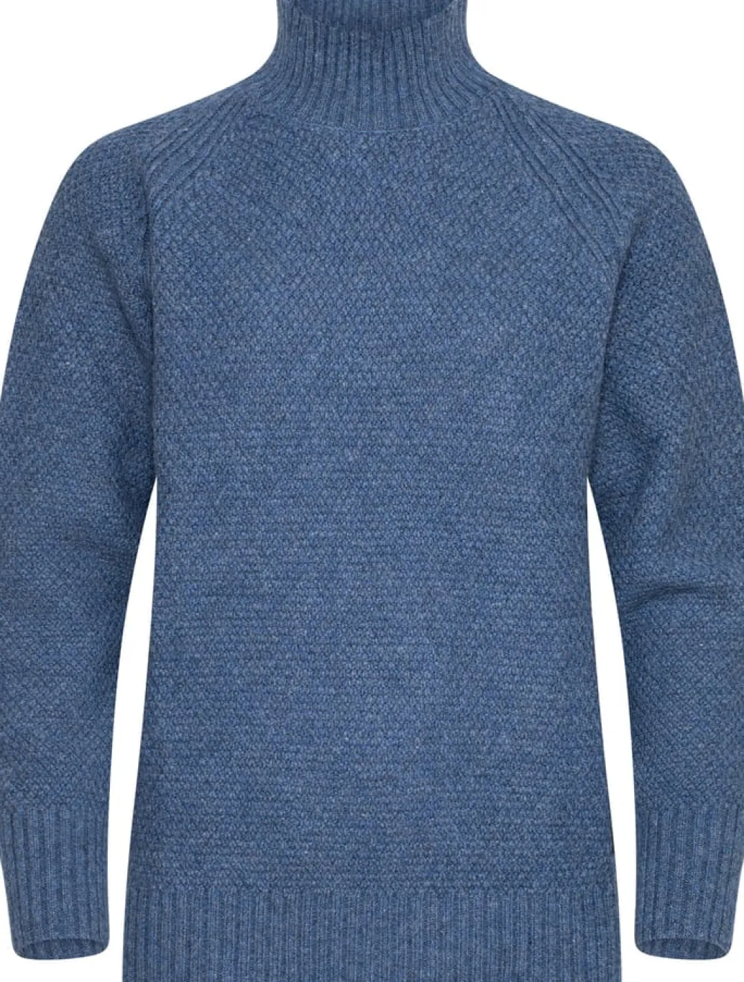 Urberg Moss Knit Sweater Wmn Blue Melange