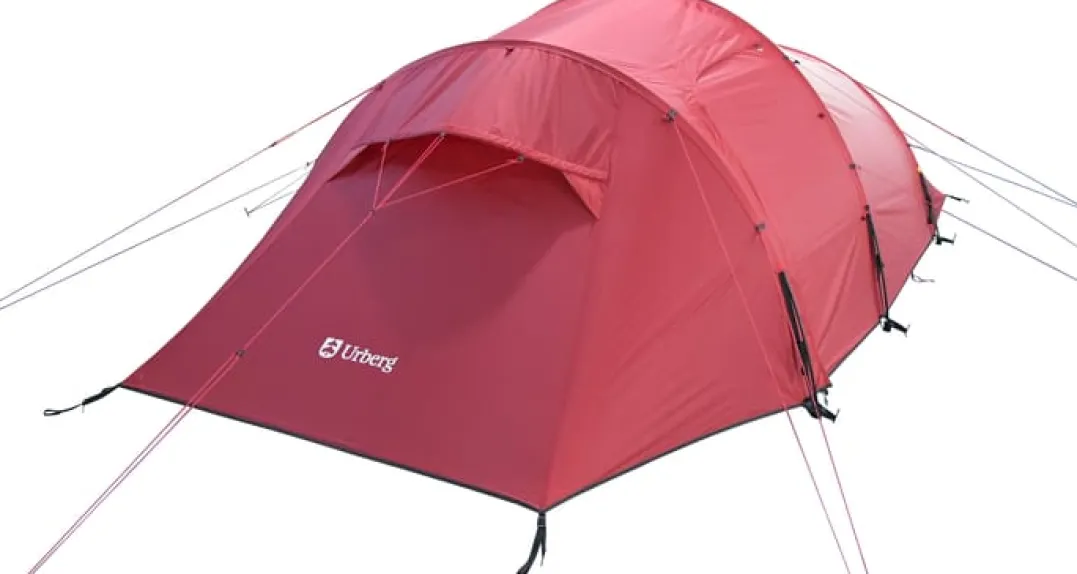 Urberg 2-Persons Trekking Tunnel Tent 2,0 Rio Red