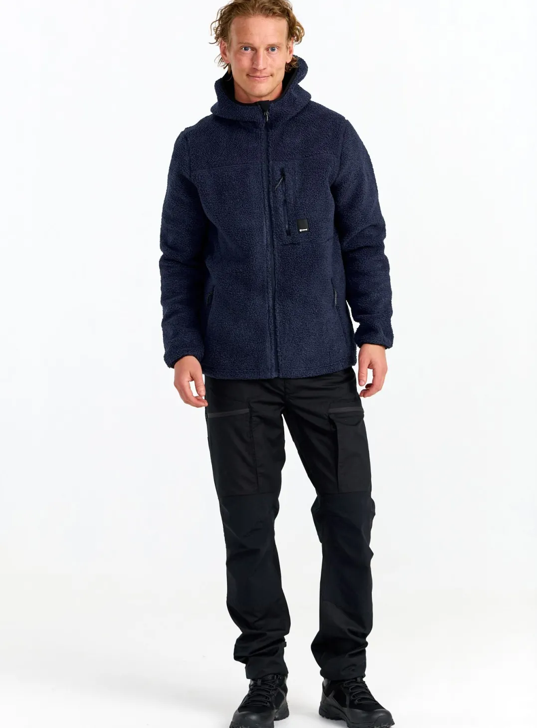 Urberg Pile Hoodie Men Black Beauty