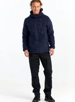 Urberg Pile Hoodie Men Dark Navy