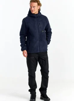 Urberg Pile Hoodie Men Dark Navy