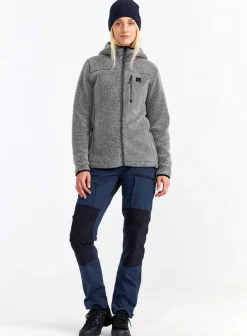 Urberg Pile Hoodie Wmn Black Beauty