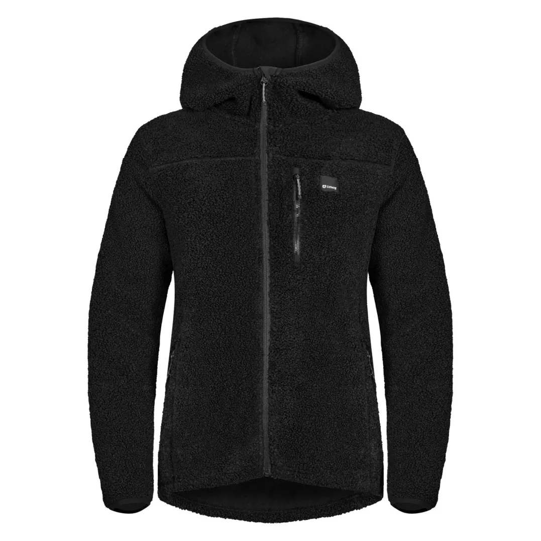 Urberg Pile Hoodie Wmn Black Beauty