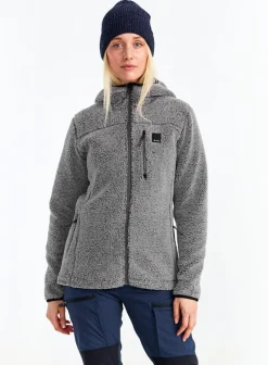 Urberg Pile Hoodie Wmn Black Beauty