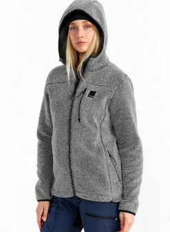 Urberg Pile Hoodie Wmn Black Beauty