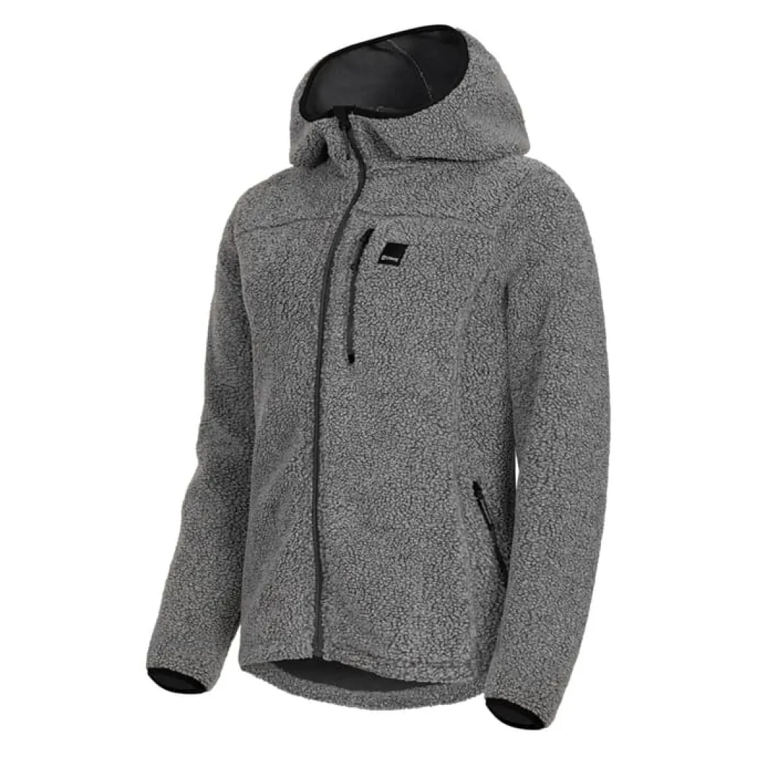 Urberg Pile Hoodie Wmn Grey Melange