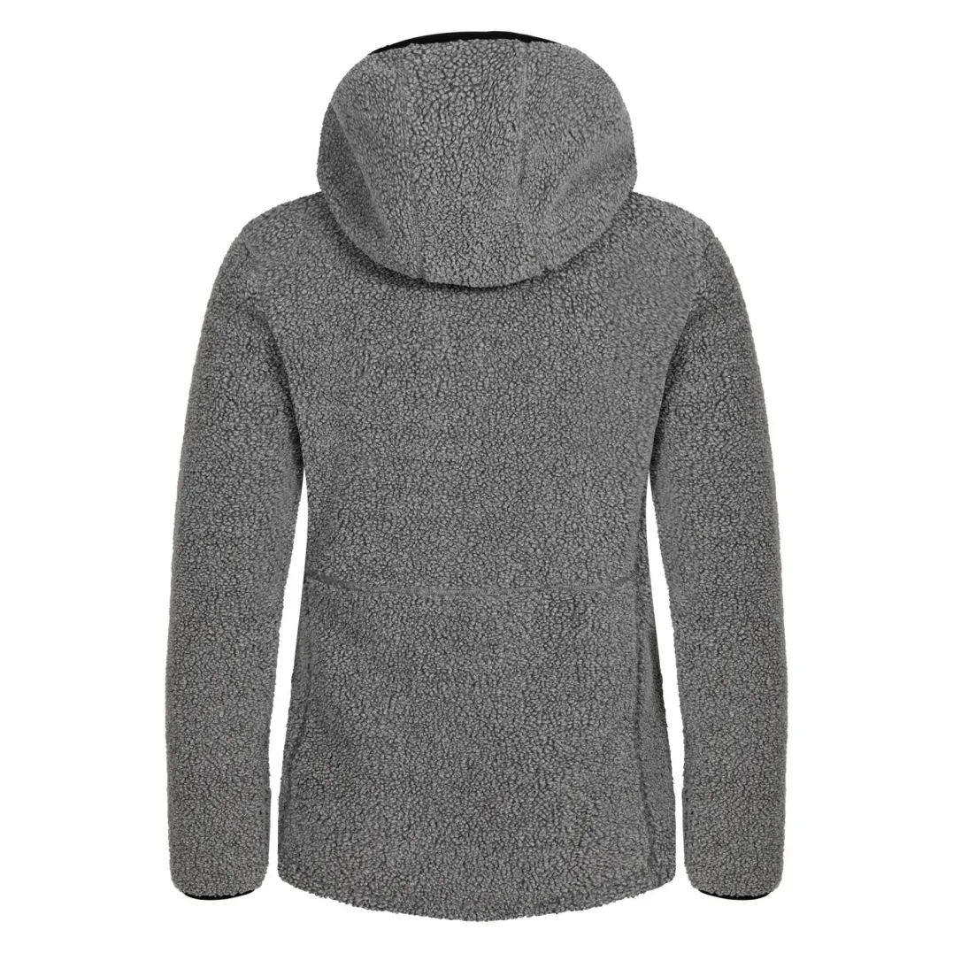 Urberg Pile Hoodie Wmn Grey Melange
