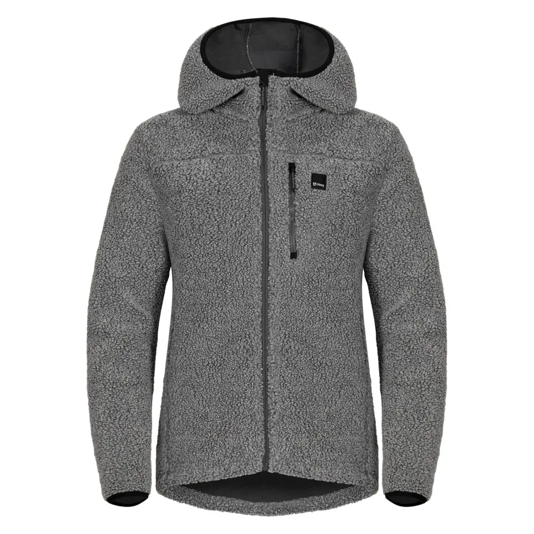 Urberg Pile Hoodie Wmn Grey Melange