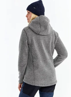 Urberg Pile Hoodie Wmn Grey Melange