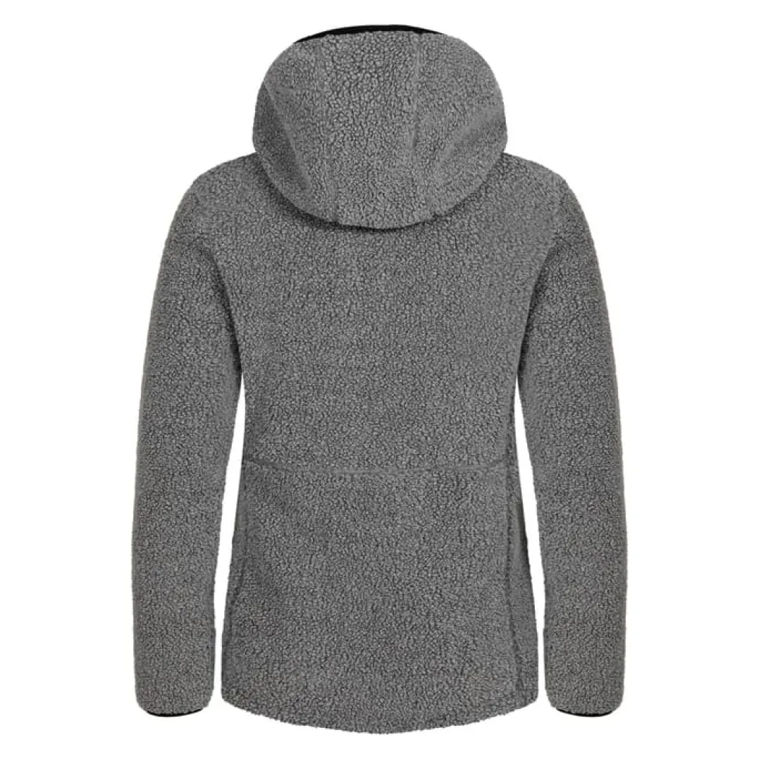 Urberg Pile Hoodie Wmn Grey Melange