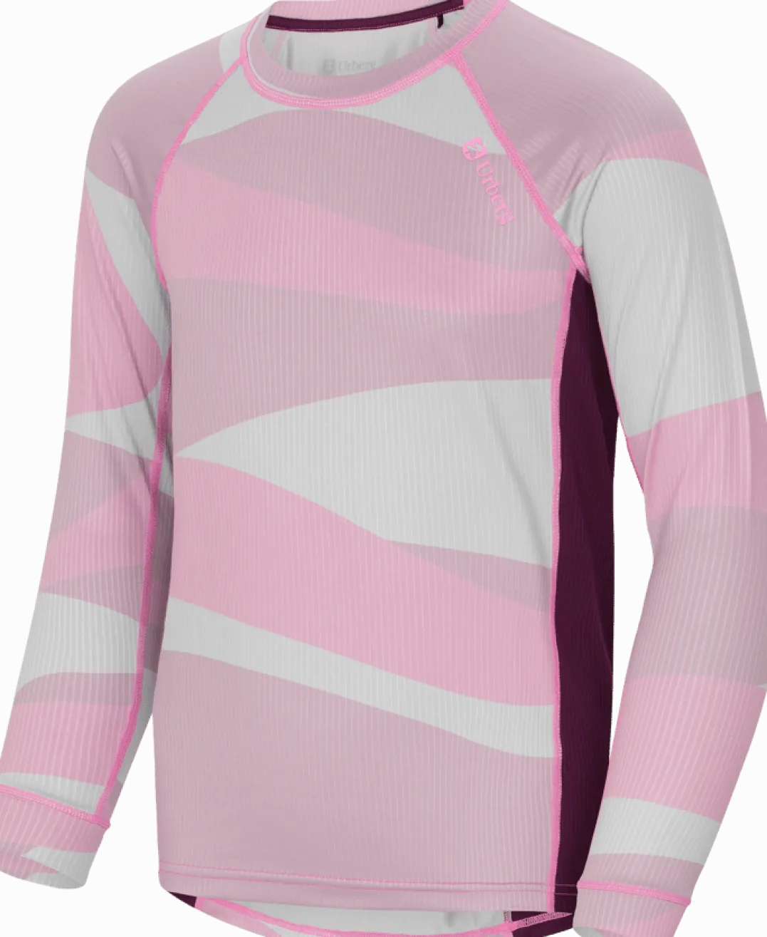 Urberg Printed Base Layer Set Jr Pink Aop