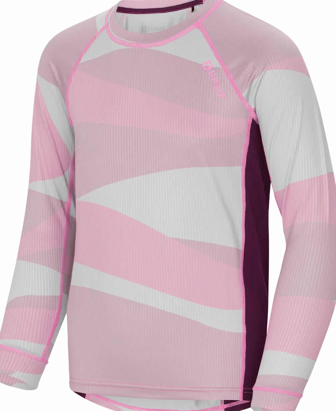 Urberg Printed Base Layer Set Jr Pink Aop