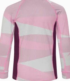 Urberg Printed Base Layer Set Jr Pink Aop