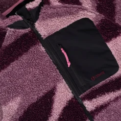 Urberg Printed Pile Fleece Jacket Jr Pink Aop