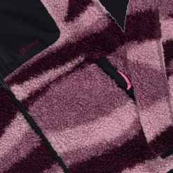 Urberg Printed Pile Fleece Jacket Jr Pink Aop