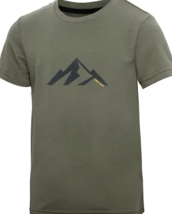 Urberg Printed Tree Tee Jr Dusty Olive