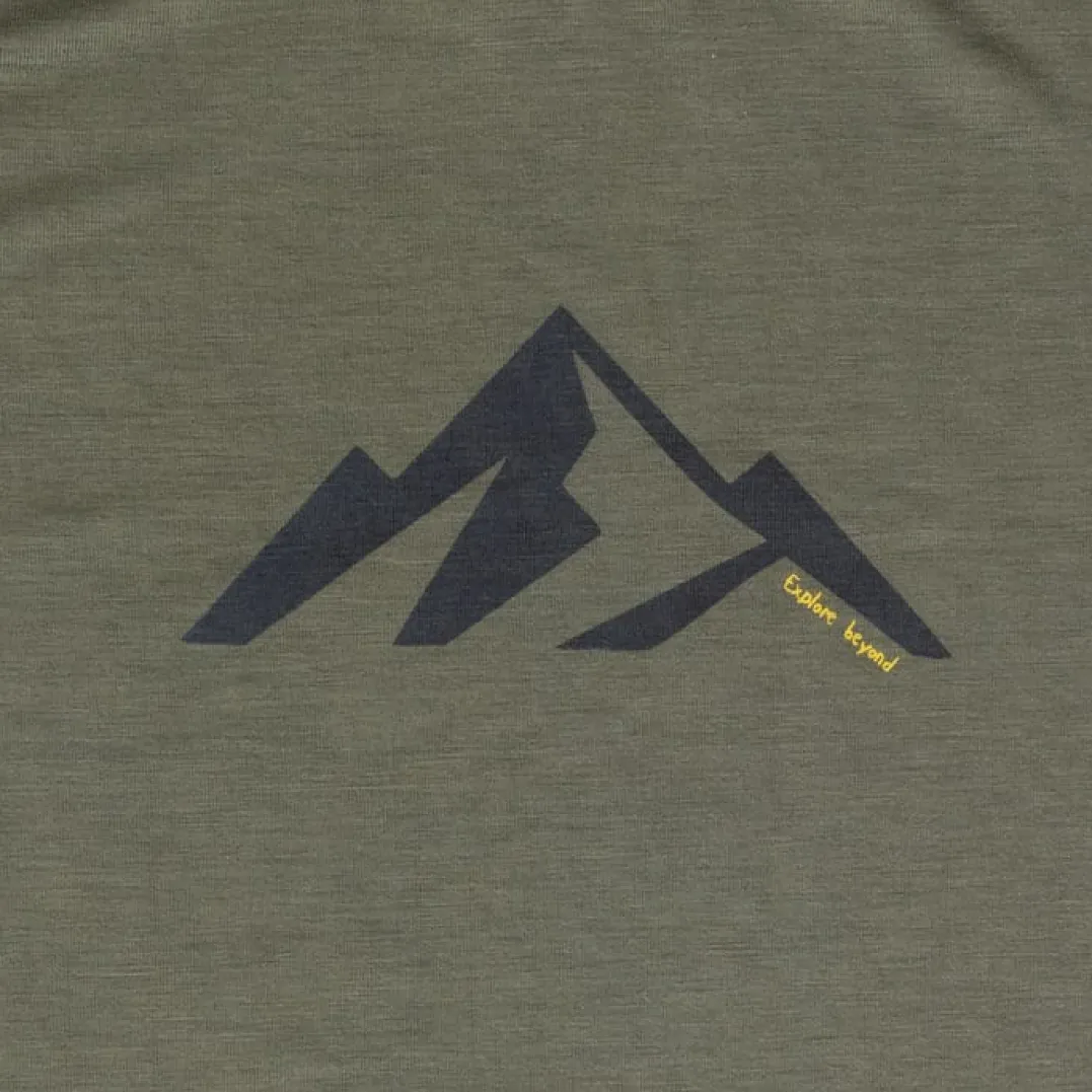 Urberg Printed Tree Tee Jr Dusty Olive