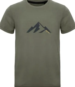 Urberg Printed Tree Tee Jr Dusty Olive