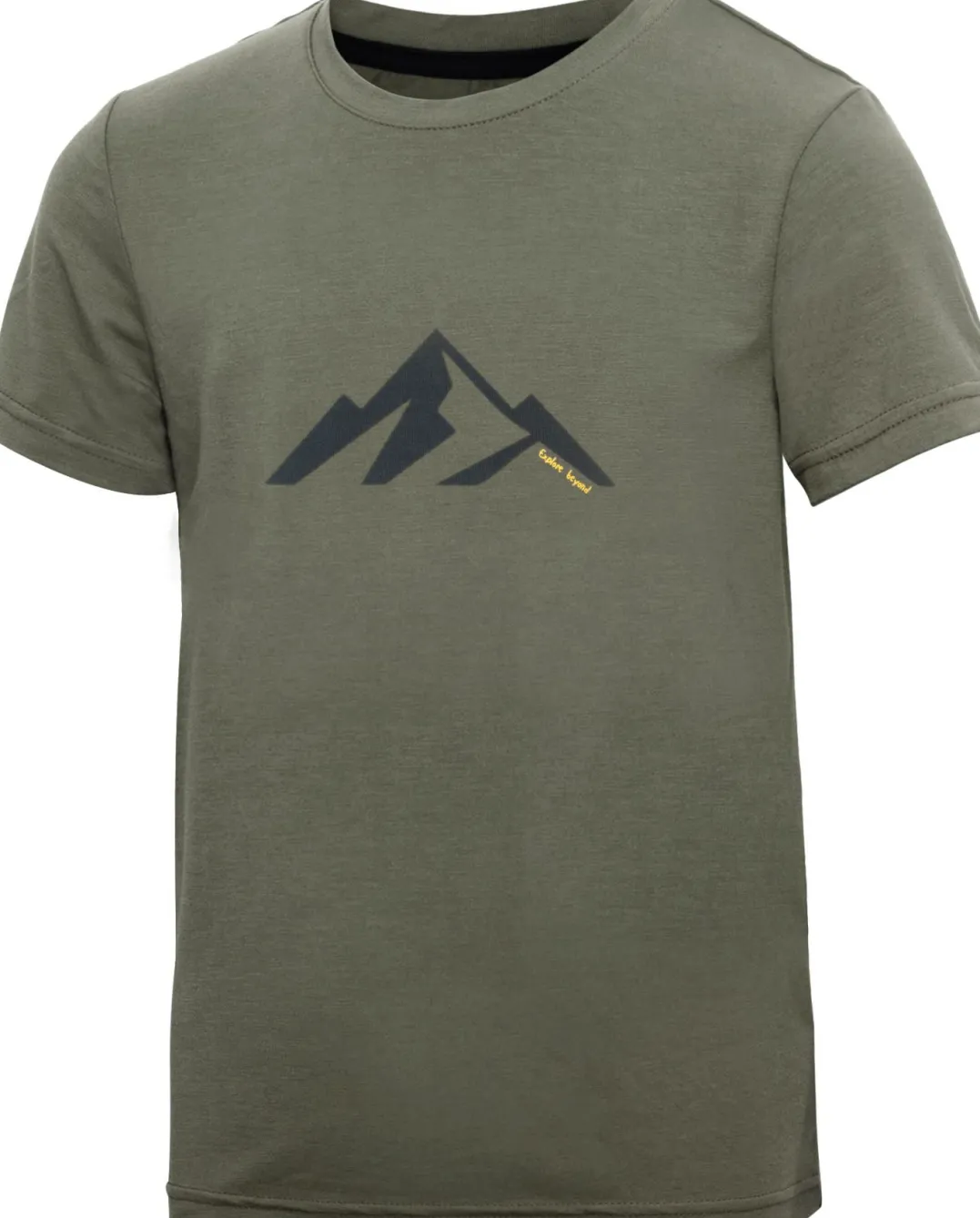 Urberg Printed Tree Tee Jr Dusty Olive