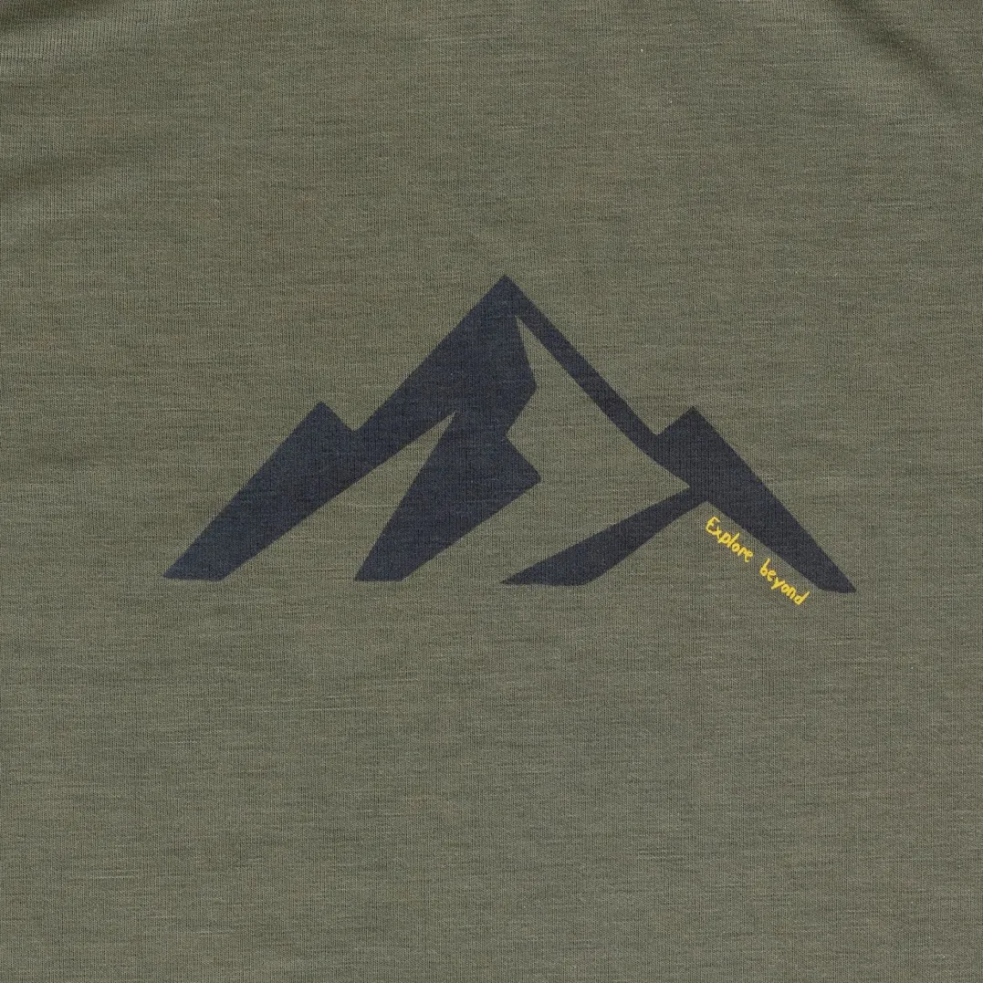 Urberg Printed Tree Tee Jr Dusty Olive