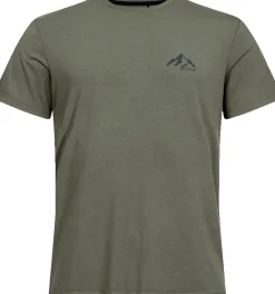 Urberg Printed Tree Tee Men Dusty Olive