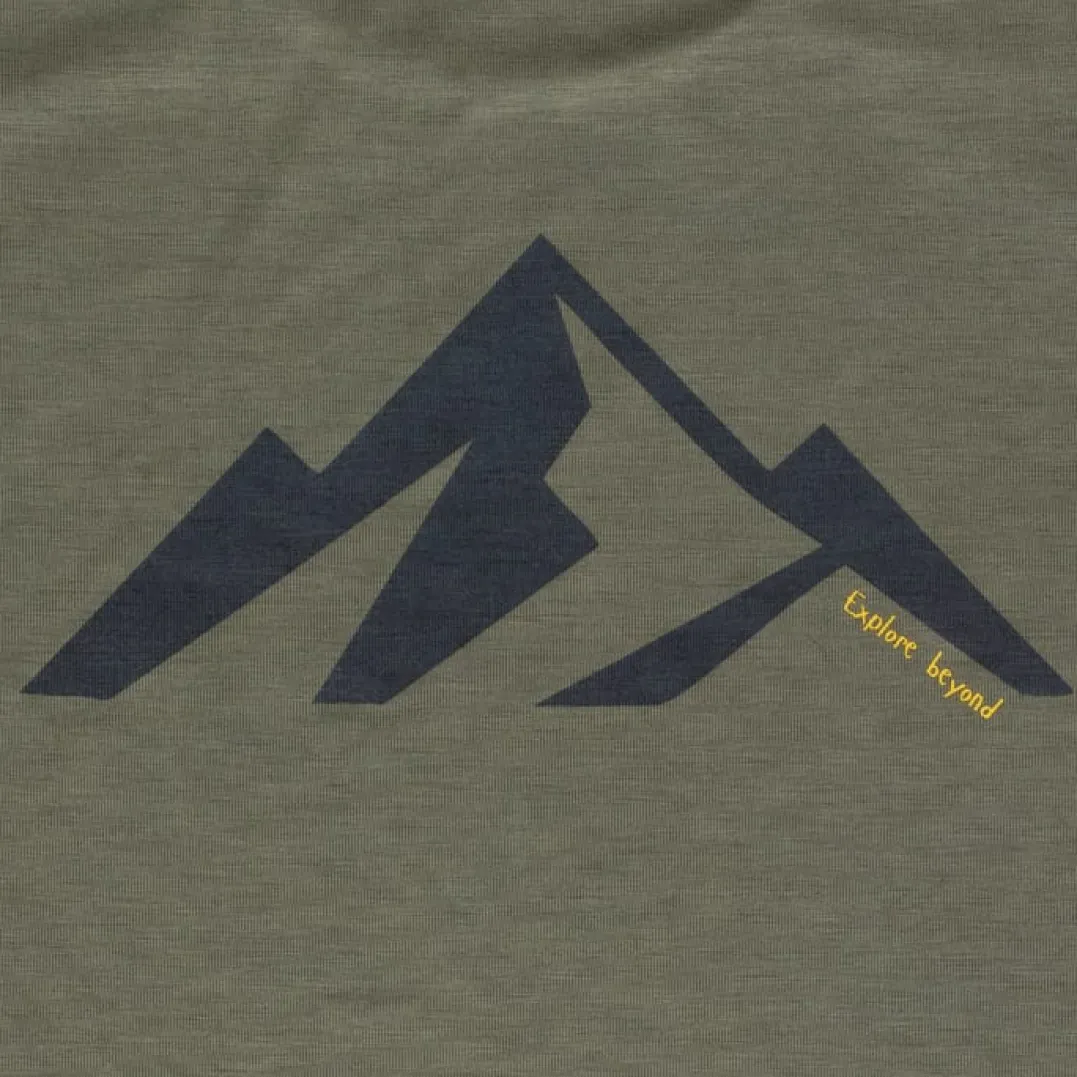 Urberg Printed Tree Tee Men Dusty Olive