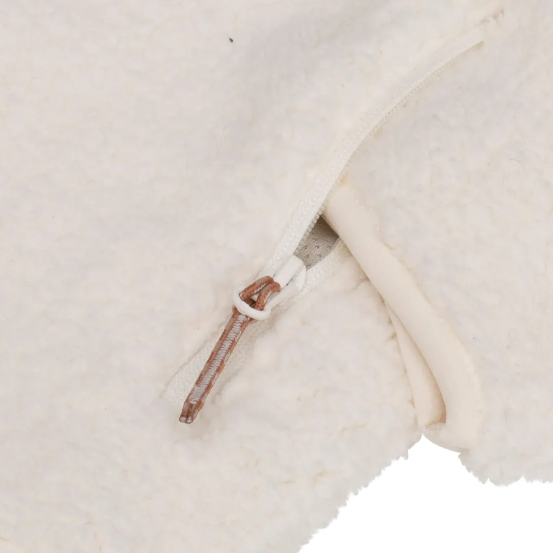 Urberg Soft Pile Fleece Hoodie Wmn Cloud Dancer