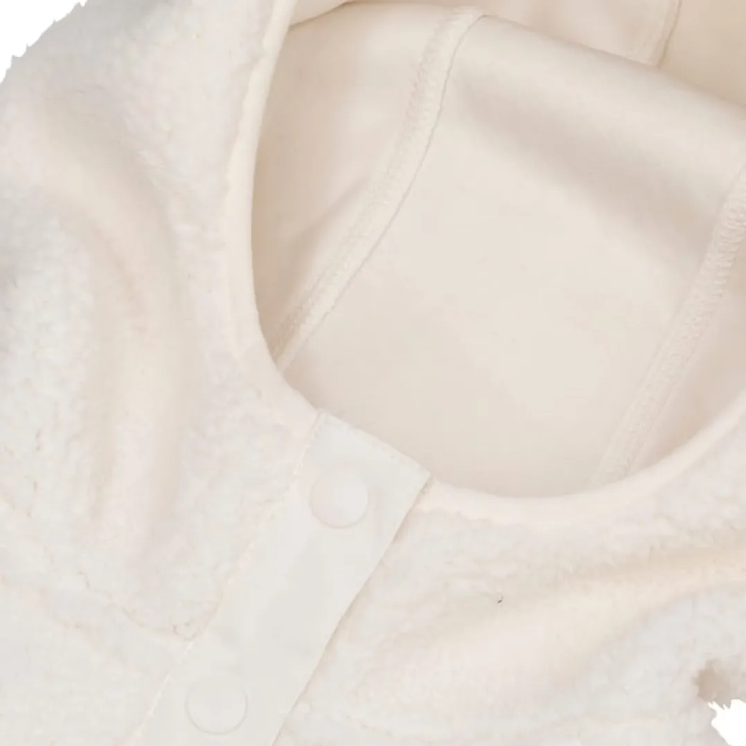 Urberg Soft Pile Fleece Hoodie Wmn Cloud Dancer