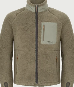 Urberg Soft Pile Fleece Sweater Men Dusty Olive