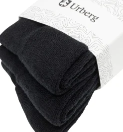 Urberg Thicker Every Day Merino Wool Sock 3p Adult Black Beauty